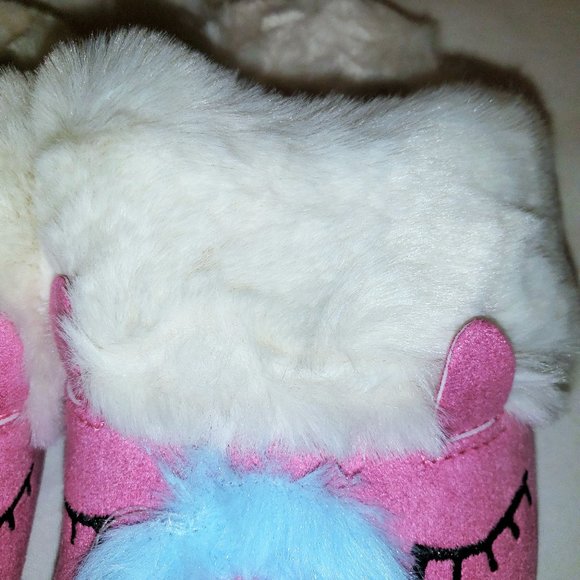 Children’s Unicorn Slippers! New in Bag! Krabor Unisex Kids  Size 9/10 - Picture 6 of 12